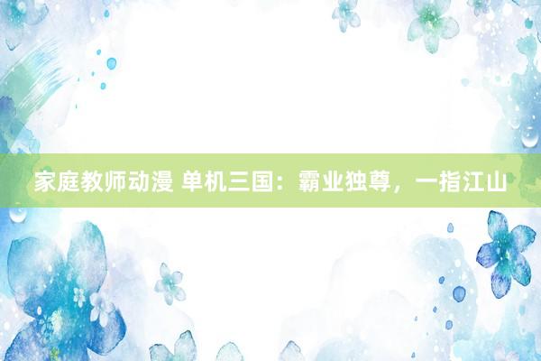 家庭教师动漫 单机三国：霸业独尊，一指江山