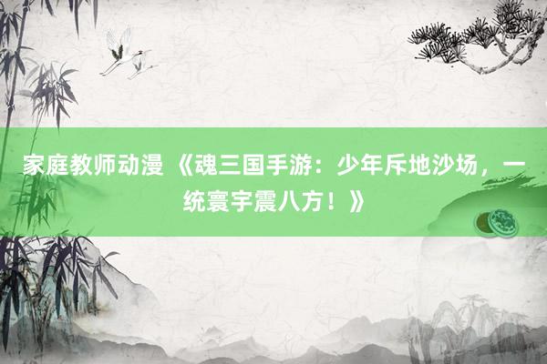 家庭教师动漫 《魂三国手游：少年斥地沙场，一统寰宇震八方！》